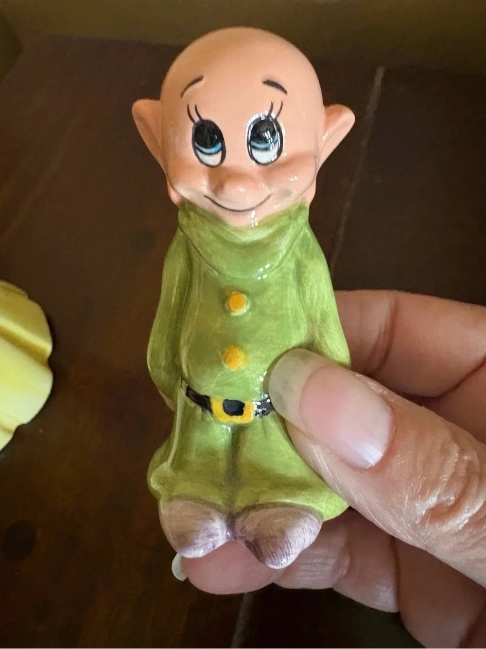 Vintage Disney Snow White & Dopey Salt and Pepper Shakers